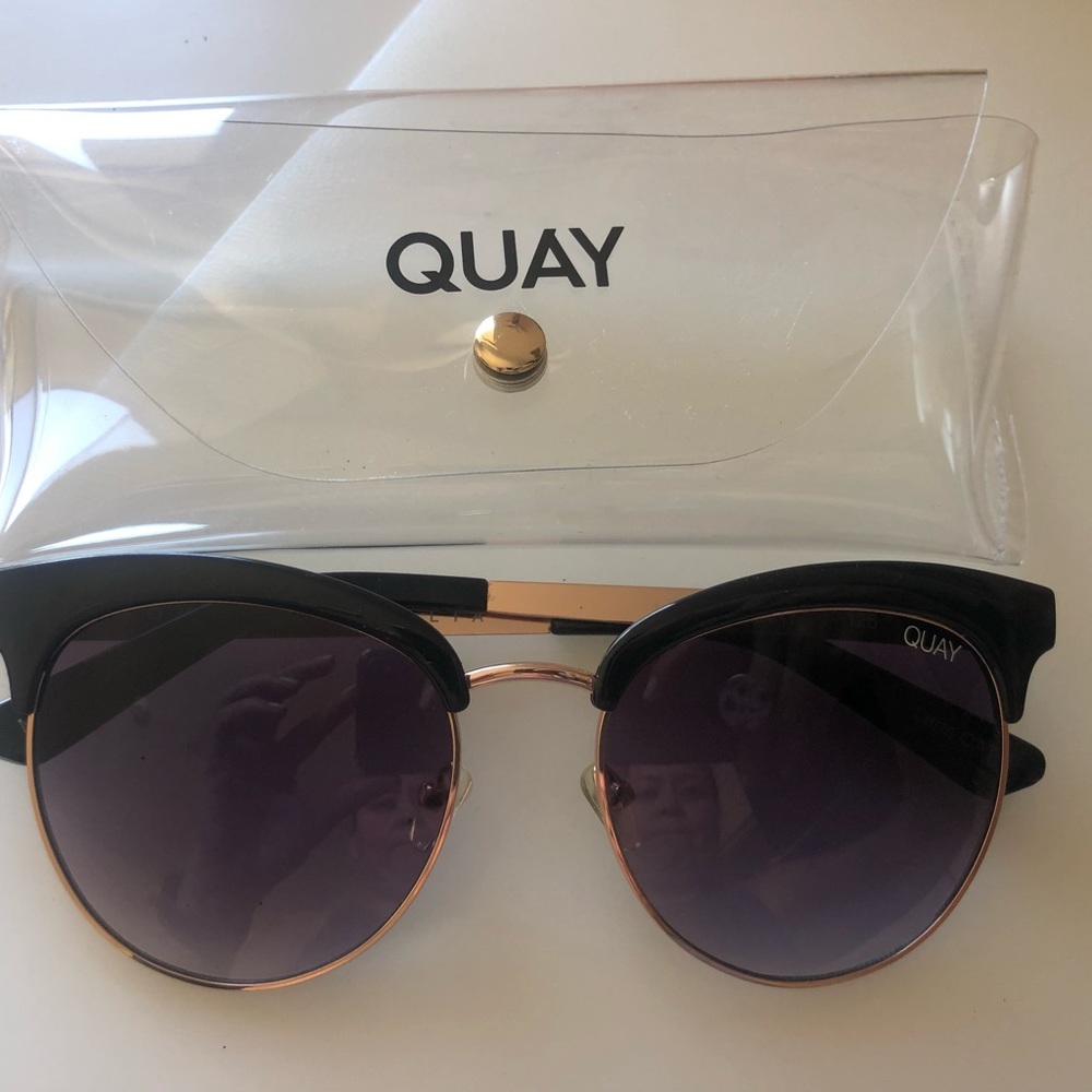 Quay Cherry Sunglasses with plastic case
